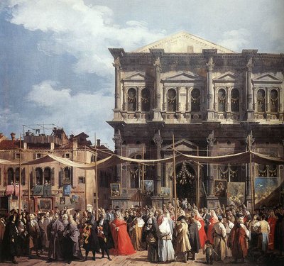 Der Festtag des Heiligen Rochus von Giovanni Antonio Canal